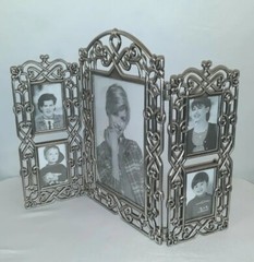 Vintage Royal Limited Silver Hinged Screen Frame Wedding Photo Display