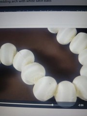 Wedding Arch With Satin Decoratioms