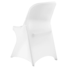 Uimoso30PCS White Stretch Spandex Chair Covers for Weddings, Parties, and Dining