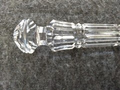 Waterford Crystal Wedding Cake Server 11″ Serrated Edge Logo Sticker Ireland