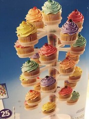 Wilton Adjustable Cupcake Tower Stand 25 Cupcake Centerpiece Fillable Candy