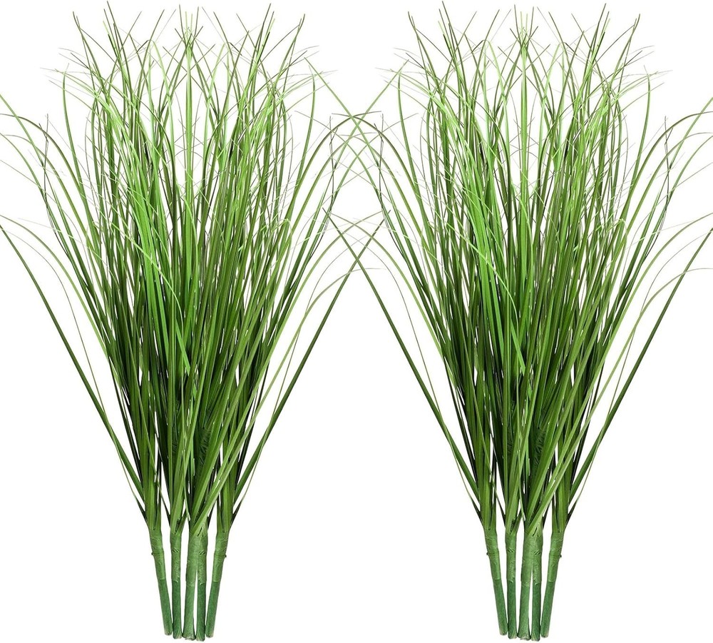 3 Green 20″ Artificial Faux Grass Sprays Stems Wedding Party Home Centerpieces