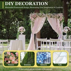 10x10FT Telescopic Pipe &Drape Kit Photography Backdrop Decor Stand Heavy Duty ！