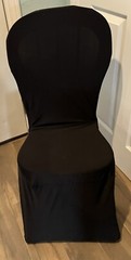 Spandex Chair Covers for Party 1 pc Universal Banquet Chair Cover Black