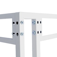 DIY 10 x 10 x 10ft Heavy Duty Wedding Backdrop Stand Kit Sturdy 4 Post Canopies