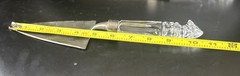 Cake Server Set 24% Lead Crystal Handles With Silver Plating Made In Poland