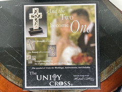 THE UNITY CROSS Michael Letney Pewter Wedding Marriage Unity Kit NEW