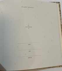 Rag & Bone Bindery Hand bound 34 Page Wedding Journal