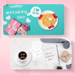 36 Pieces Reusable Mother’s Day Father’s Day Cookie Cake Stencils Templates M…