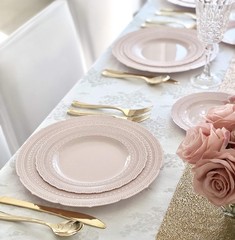 » OCCASIONS » 50 Plates Pack (25 Guests)-Extra Heavyweight Vintage Wedding Di…