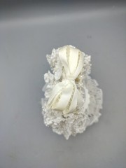 Wedding Cake Topper Bride Groom Lace Wisteria Baby Face VTG MCM Coast Novelty