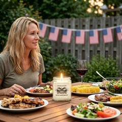 250 Anniversary USA – 4th of July Patriotic Candles 250th Anniversary USA Patrio