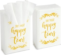 Ideal 60-Pack Travel Size Tissues – Fragrance-Free for Wedding Guests & Events