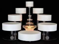 8 TIER CASCADE WEDDING CAKE STAND CUPCAKE STAND (STYLE # 8)