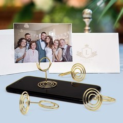 30PCS Table Number Holders Place Card Holder – Photo Holders for Tables, Cards
