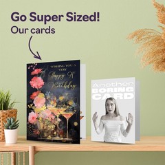 Beautiful Gold 91st Birthday Cards for Women Men – Wonderful Golden Cocktails…