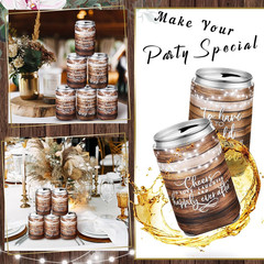 50 Pieces Wedding Can Cooler Bulk Engagement Party Favors for Guests Cheers to L