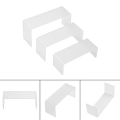 Three Piece Acrylic Display Stand Perfect for Showcasing Jewelry with Ease