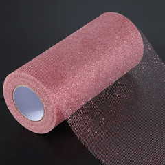 Glitter Tulle Roll Sparkling Tulle Ribbon Fabric Spool for Wedding Decoration Gi