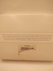 HALLMARK SIGNATURE VICTORIAN SET OF 5 CAKE CHARMS WEDDING NIB (CB2018)