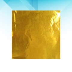 200Pcs Reusable Foil Candy Wrappers Gold Aluminium Foil Wrapping Paper for Party