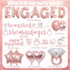 Engagement Party Decorations Rose Gold – He