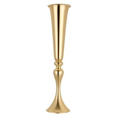 VEVOR 12 PCS Wedding Flower Vase 21.7in Tall Trumpet Table Centerpieces Gold
