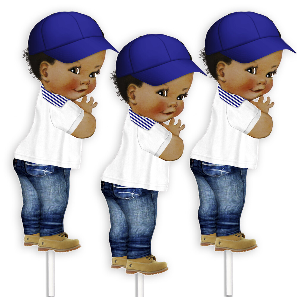 Boy Jeans Centerpieces Baby Shower Birthday Denim Table Decor