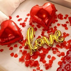 1000/2000x Silk Red Rose Petals Flower Romantic Night Wedding Event Party Decor