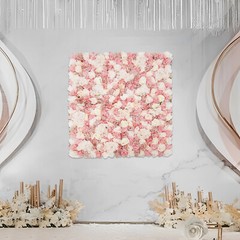 Silk Rose Flower Wall Backdrop Artificial Flower Wall Panel For Wedding Decor