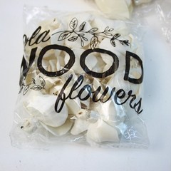 Sola Wood Flowers Lot 12 Packs Ivory Cream 1.5″ Magnolia 2″ Poise 10ct