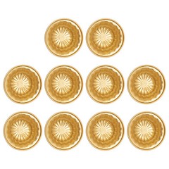 10Pcs 15cm Gold Metal Centerpieces Flower Vase Wedding Anniversary Party Decor