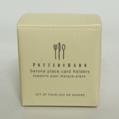 Pottery Barn Barona Place Card Holders 2 Boxes Wedding Party