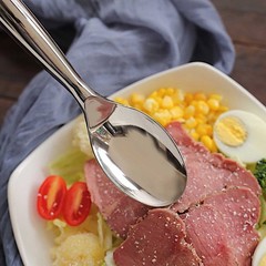 10 Silver 10″ Heavy Duty Plastic Large Serving Spoons Party Events Tableware