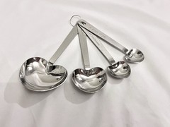 10 Heart Measuring Spoon Sets – Motivational Quotes –Bridal Shower/Wedding Gifts