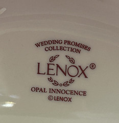 Vintage Lenox Opal Innocence Bride & Groom Wedding Cake Topper Figurine