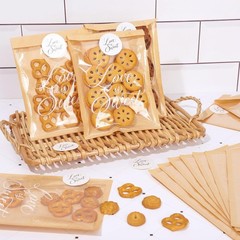 100 Love Is Sweet Treat Bags for Wedding Bridal Shower Engagement Party STICKERS