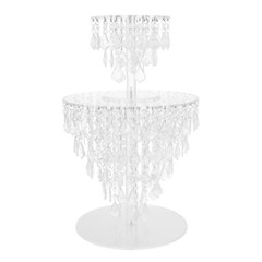 4PCS Cake Stands Acrylic Cake Stand Set Dessert Stand for Wedding Event Decor