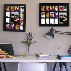 FramePro School Years Picture Frame K-12, Graduation Photo Collage Black Fram…