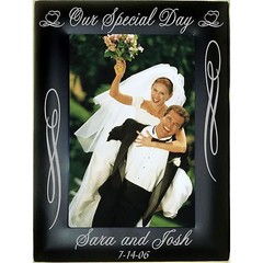 Personalized Metal Picture Frames 4×6 5×7 8×10 Custom Wedding Couple Presents