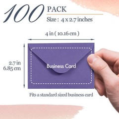 Gift Card Envelopes – 160-Count Mini Envelopes, 4 x 2.7 Inches, 16 Colors