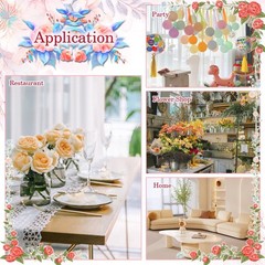 30 Pcs Metal Wire Floral Picks 13 Inch Wire Floral Place Picks, Photo Memo Ho…