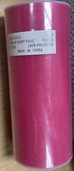Shiny Tulle Fuscia 25 Yds 100% Polyester 319111