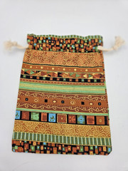 PINOWU Ethnic Style Drawstring Gift Bags 5×7″ Cotton Gift Pouches 12-Pack NEW