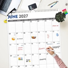 GuassLee Extra Large Wall Calendar 2026,Jumbo Vertical Wall Planner 2026-2027…