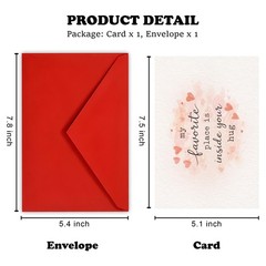 Father’s Day Card for Husband from Wife, Romantic Fathers Day Card for Hus