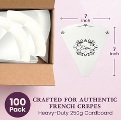 Friteshop Inc. Friteshop 7X7 Inch 100 Pack Elegant Victorian Regular French