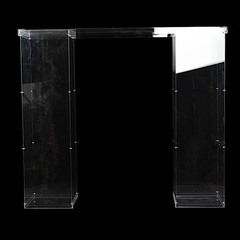 46″ x 12″ Clear Plexiglass Connector Plate for Rectangular Pedestal Stands Party
