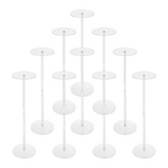 10pcs Acrylic Flower Vase Balloons Rack Stand Weddings Backdrop Decoration 80cm