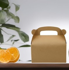 Personalizable Eco-Friendly Brown Gift Boxes for Celebrations – 24 Count Set